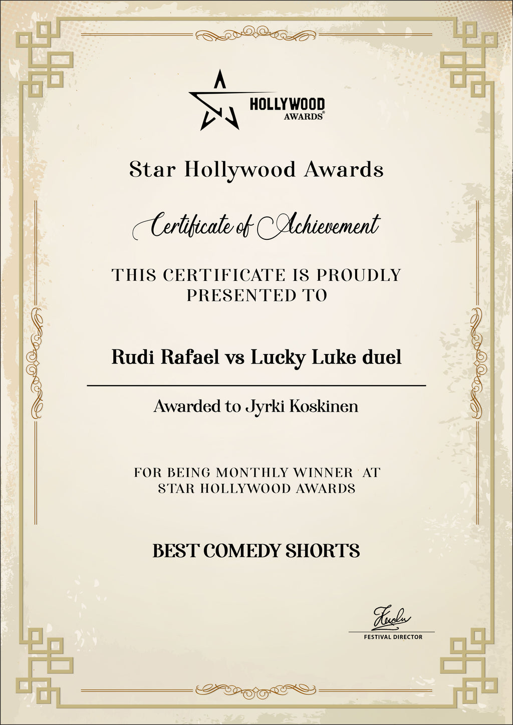 Success in movie industry